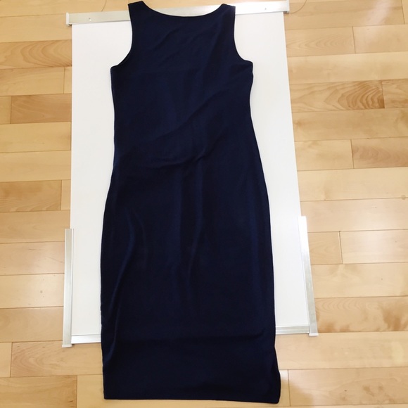Fabletics Navy Blue Sleeveless Jersey Tank Dress XS - Picture 12 of 13